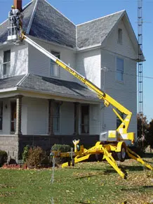Haulotte HTT13 trailer-mounted platform
