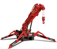 UNIC URW 1006 compact crawler (spider) crane