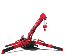 UNIC URW 547 spider cranes 2