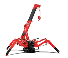 UNIC URW 245 spider cranes 2