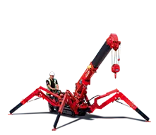 UNIC URW 295 spider cranes 1