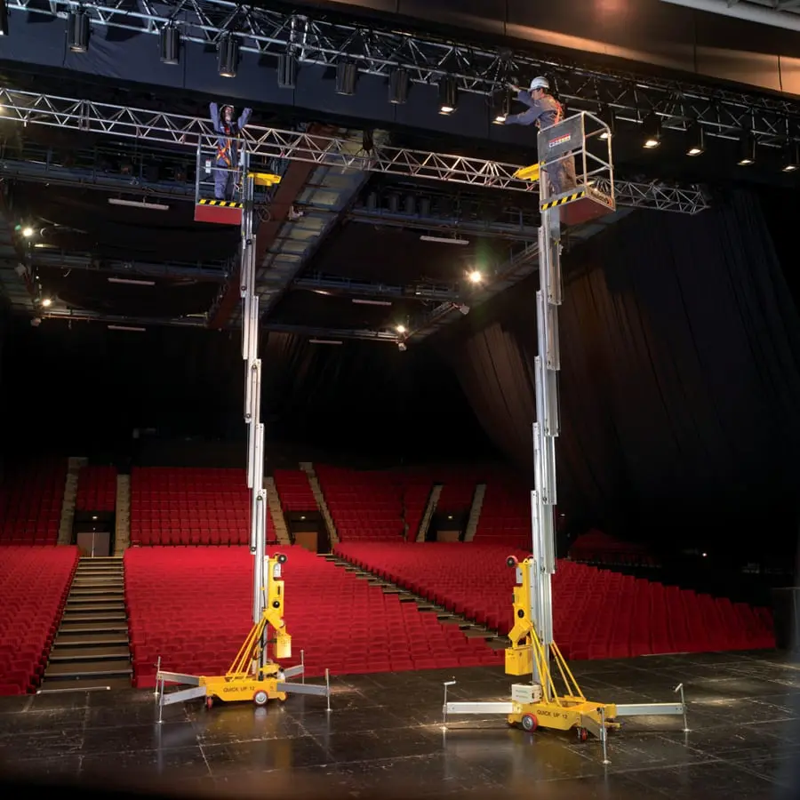 Haulotte Quick Up 14 push-around vertical mast lift