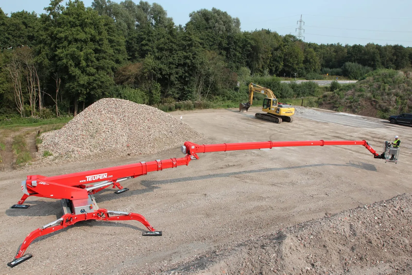 Teupen LEO 39GT Plus spider platforms 4