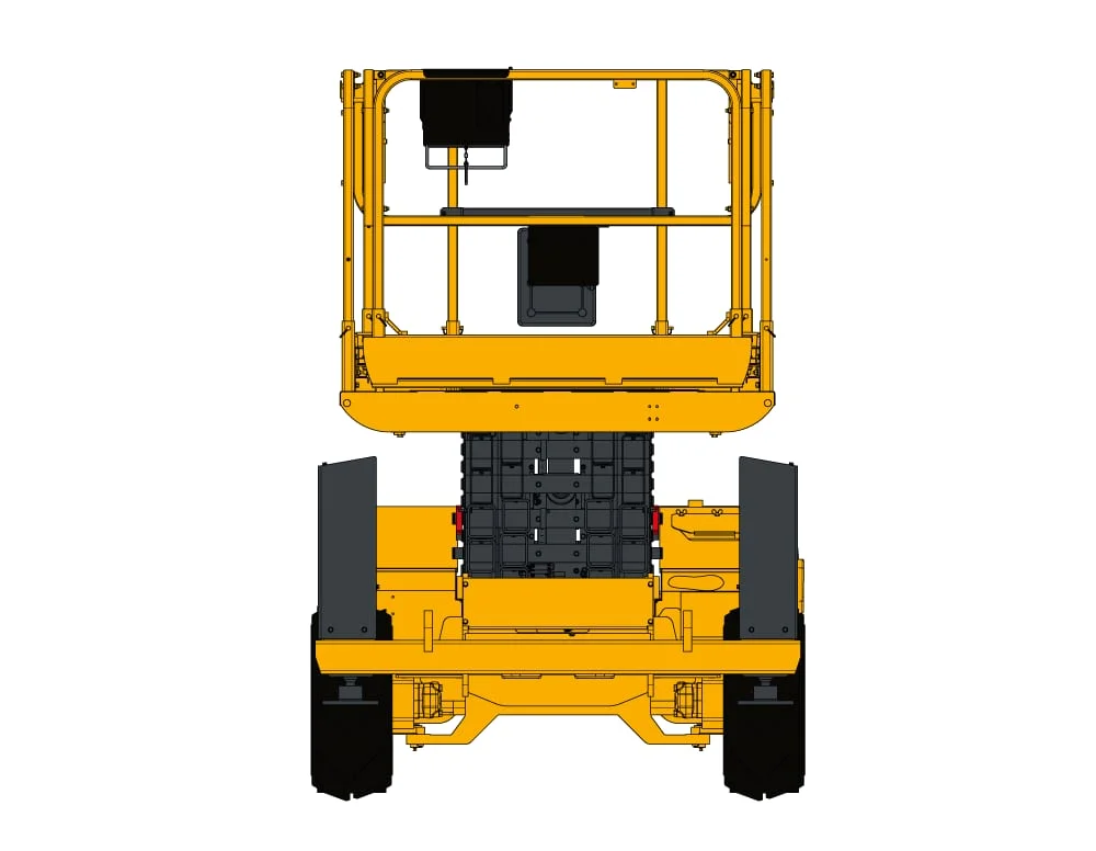 Compact 12DX çalışma alanı diyagramı