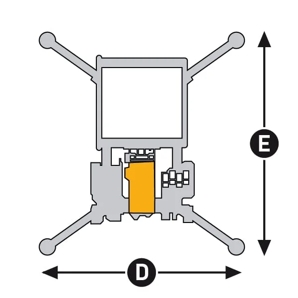 Quick Up 12 working envelope diagram