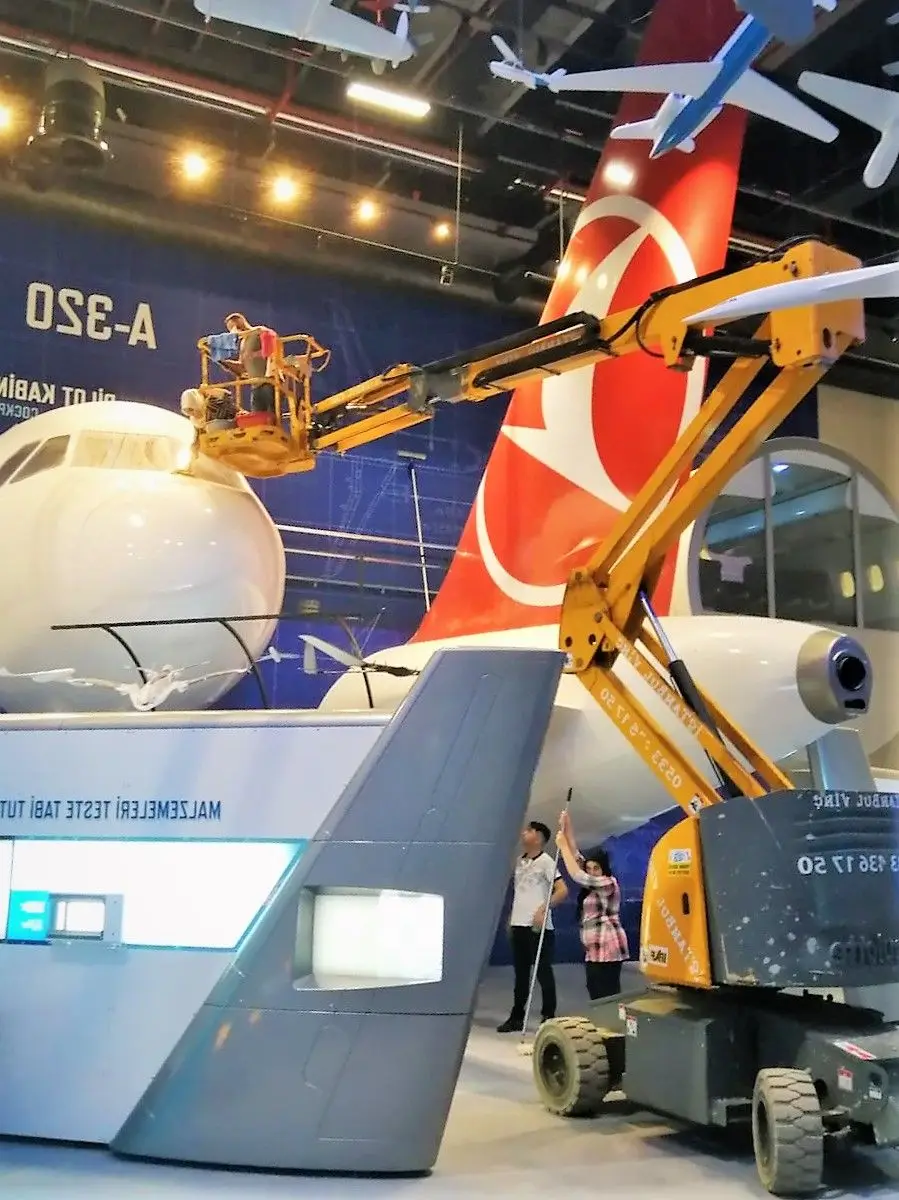 Haulotte articulating boom lift in the İstanbul Vinç fleet